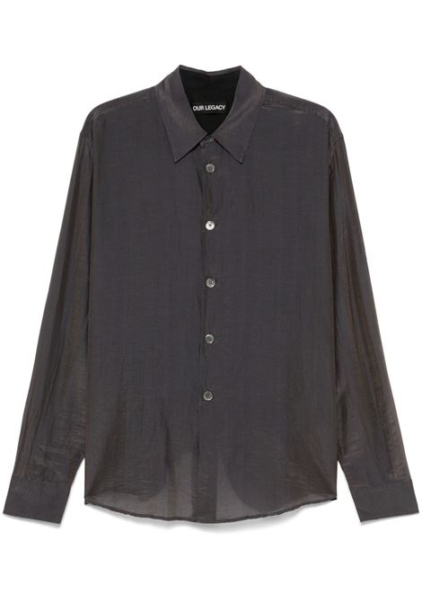 beyond shirt man charcoal OUR LEGACY | M2252BC